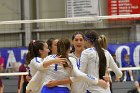 VB vs RIC  Wheaton Women's Volleyball vs Rhode Island College. - Photo by Keith Nordstrom : Wheaton, Volleyball, VB